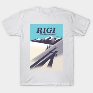 Rigi Switzerland vacation poster. T-Shirt